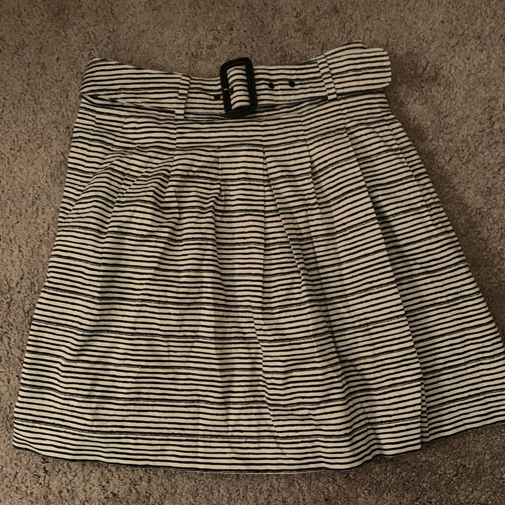 Preppy Belted Skirt